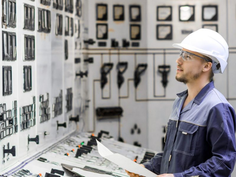 power plant worker