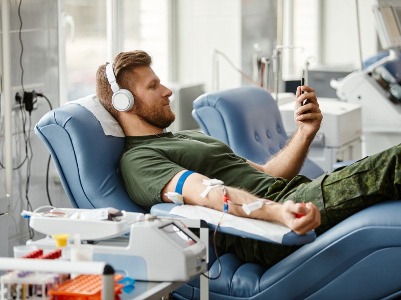 Blood Donation in Comfort